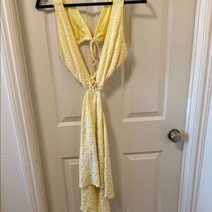 Forever 21 Yellow Mini Dress